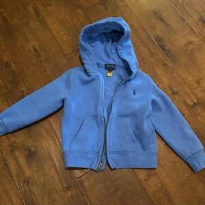Polo by Ralph Lauren Light Blue Kids Zip-Up Hoodie